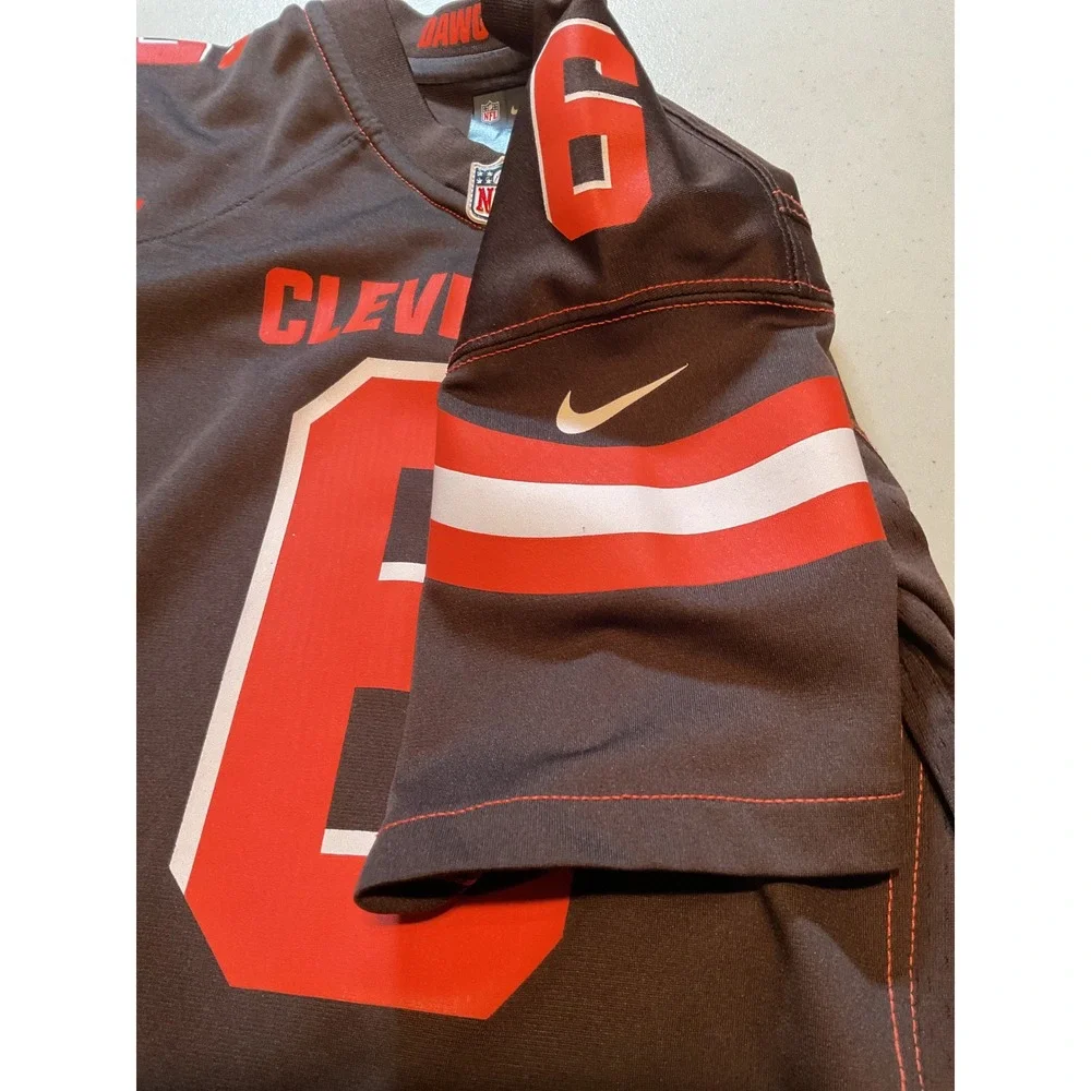 Nike‎ Cleveland Browns Baker Mayfield 6 Youth Jersey Medium 10-12 Brown On Field